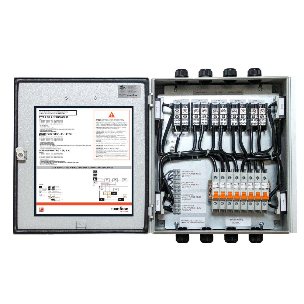 Eurofase Heating Co. EFURCB24M4 Accessory - Universal Relay Control Box in White